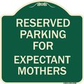 Signmission Parking Reserved for Expectant Mothers Heavy-Gauge Aluminum Sign, 18" L, 18" H, G-1818-23388 A-DES-G-1818-23388